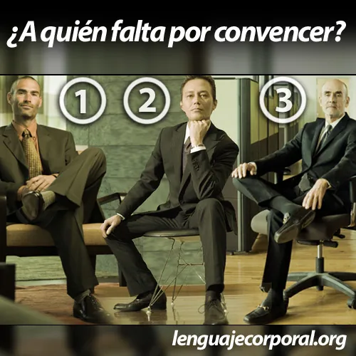 Acertijo: cuatro personas sentadas, ¿a quién falta por convencer?