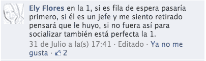 Respuesta de Ely Flores al acertijo de las sillas