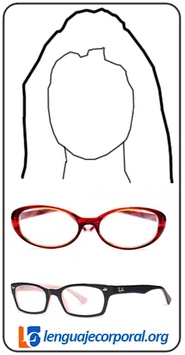 Lentes para rostro cuadrado: óvalos y rectángulos redondeados
