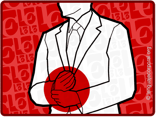 Ilustración de gestos manipuladores, adaptadores o pacificadores